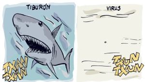 Tiburón VS Virus