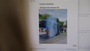 Beginnender Busbrand? Was dieses Foto aus Konstanz wirklich zeigt und warum keine Gefahr bestand