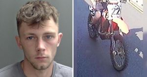 Biker seriously injures woman after crashing into her while riding on pavement