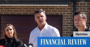 It’s a big budget for the government, but also for Angus Taylor
