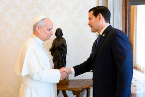 Rubio meets pope in Vatican amid ongoing feud between Trump and Catholic leader