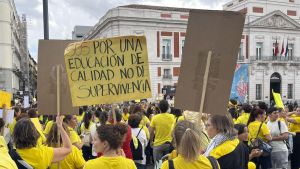 La vocación no paga el alquiler: un mes de marea amarilla en Madrid