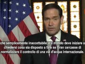 Rubio: Inaccettabile tentativo dell'Iran di controllare acque internazionali SOTT
