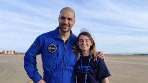 Alicia, la estudiante asturiana de 17 años que se convirtió en astronauta por un día: 