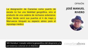 ‘MV Hondius’: tratado sobre la geopolítica del desprecio y la persistencia colonial en el Atlántico