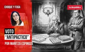 Voto “antipáctico”, por Maritza Espinoza