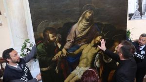 Il ritorno a casa. Riconsegnata dai Carabinieri tela rubata nel ’90