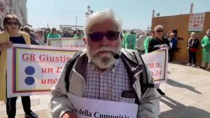 Sanità pubblica a Venezia, le richieste dei manifestanti