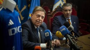 Canteli, alcalde de Oviedo, lamenta la marcha del Real Oviedo a Siero: 