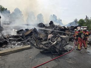 « On va le reconstruire » : vaste chantier en perspective pour le McDonald’s d’Oloron, entièrement détruit par un incendie