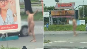 Uomo nudo semina il panico tra le auto e fugge: è il terzo episodio in poco più di un mese