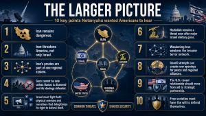 Ten Key Points Netanyahu Wanted Americans to Hear in 60 Minutes Interview