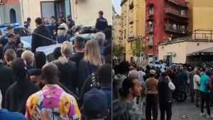 Porta Capuana, ancora violenza: minaccia una barista col coltello, la polizia lo ferma in tempo