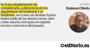 Weimar no es nuestra condena