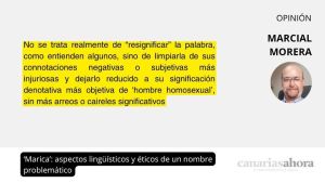 ‘Marica’: aspectos lingüísticos y éticos de un nombre problemático