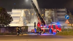Nach dem Großbrand im Lidl-Logistikzentrum Hüfingen ziehen die Einsatzkräfte Bilanz