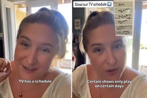 Fed-up mom creates ‘TV schedule’ to mimic ’90s television for her kids