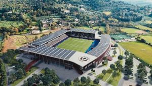 Nuovo stadio di Arezzo, rischio slittamento. Manzo: “Spostamento del campo e tempi stretti, stiamo valutando”