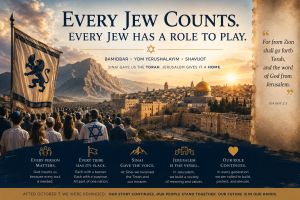 Every Jew Counts. Every Jew Has a Role to Play.