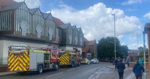 Fire engines surround shopping centre after smoke smelt in cinema