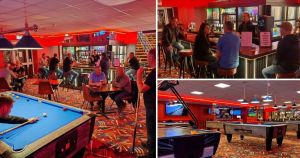 Pier celebrates opening colourful new sports bar and lounge
