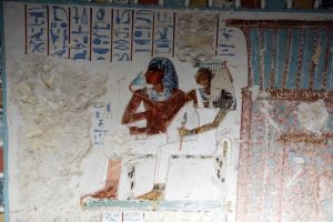 Egypt unveils two colorfully decorated, restored, New Kingdom tombs in Luxor