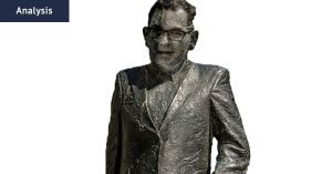 A Daniel Andrews statue – or just a dead cat?