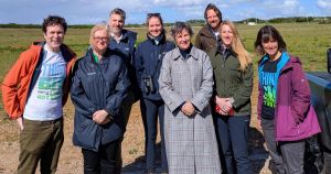 Nature minister praises environmental ambitions at Norfolk 'habitat bank'