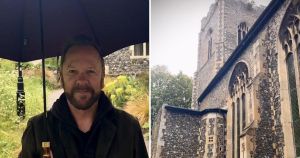 Award-winning actor and musician pays visit to Norwich church