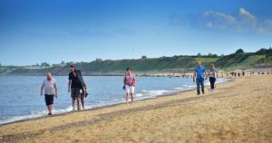 Sewage alert in place at well-loved beach
