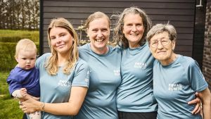 Fem generationer glæder sig til Royal Run: Tip-oldemor, oldemor, bedstemor, mor ...