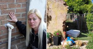Furious mum slams council for not fixing garden wall it knocked down months ago