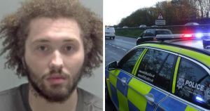Drug dealer 'tried to kill' police officers by grabbing steering wheel on A47