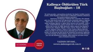 Kalleşçe Öldürülen Türk Başbuğları – 18