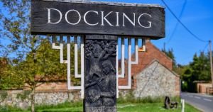 Sign celebrating village's ancient founder set for new lease of life