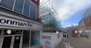Eyesore gap in town's high street could be plugged by two new shops and flats