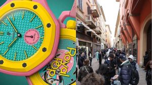 “Non potevamo mancare”: tutti in fila per i Royal Pop. Ecco l’orologio da taschino di Swatch e Audemars Piguet