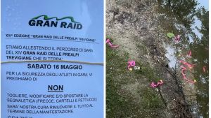 Gran Raid delle Prealpi: sabotata la segnaletica