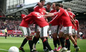 Manchester United zmaguje tudi brez Šeška