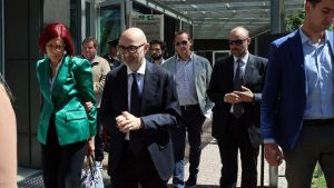 Il vicepresidente del Csm Pinelli in tribunale a Ivrea, al centro sicurezza e criticità: «Verificheremo la pianta organica»