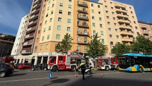 Dramma a Trieste: incendio in un palazzo in viale D’Annunzio, morta una donna