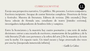Curriculum vitae