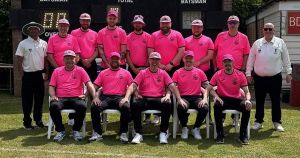 Mental health awareness the winner as teams compete in cricket match