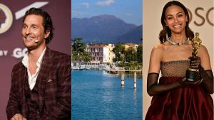 Riprese di Positano con Matthew McConaughey e Zoe Saldaña sul lago di Iseo: strade chiuse, quando e orari per il set di Netflix