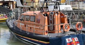 Rudderless Dutch yacht stranded near windfarm sparks rescue mission