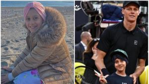 Sofia, la bimba che saltellava di felicità vicino a Sinner. Mamma e papà: “Dietro al suo sorriso un mostro più grande di lei”