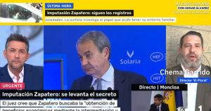 Chema Garrido, director de ElPlural, sobre la imputación de Zapatero: 