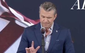 Hegseth impersonates Trump at rally: ‘Gonna have to be tough as sh*t’