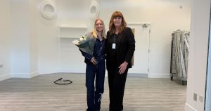 Women's fashion brand opening new store at city shopping centre