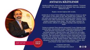 Antalya kilitlendi